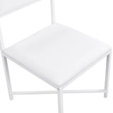 Extendable 5-Piece MDF Metal Dining Table Set With Chairs - Omega Lifestyles