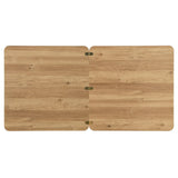 Extendable 5-Piece MDF Metal Dining Table Set With Chairs - Omega Lifestyles