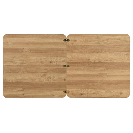 Extendable 5-Piece MDF Metal Dining Table Set With Chairs - Omega Lifestyles