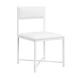 Extendable 5-Piece MDF Metal Dining Table Set With Chairs - Omega Lifestyles