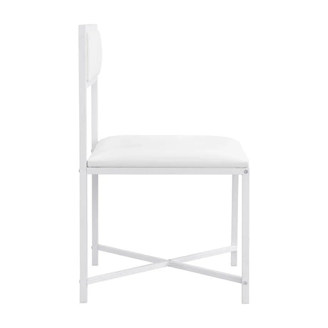 Extendable 5-Piece MDF Metal Dining Table Set With Chairs - Omega Lifestyles