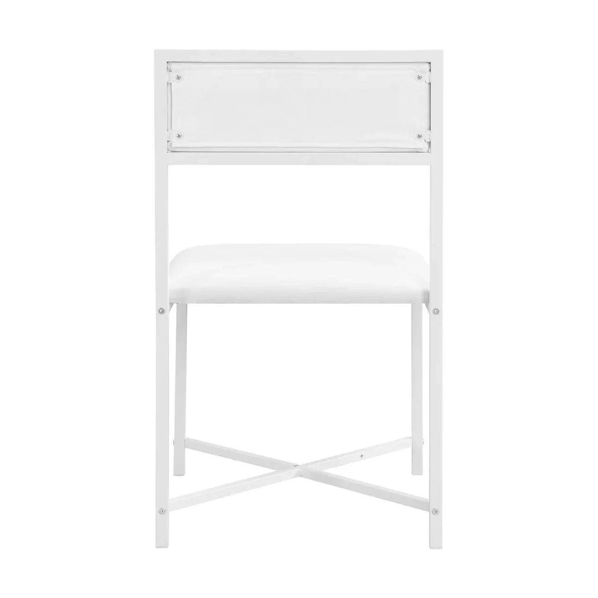 Extendable 5-Piece MDF Metal Dining Table Set With Chairs - Omega Lifestyles