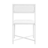 Extendable 5-Piece MDF Metal Dining Table Set With Chairs - Omega Lifestyles