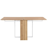 Extendable 5-Piece MDF Metal Dining Table Set With Chairs - Omega Lifestyles