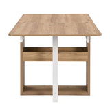 Extendable 5-Piece MDF Metal Dining Table Set With Chairs - Omega Lifestyles