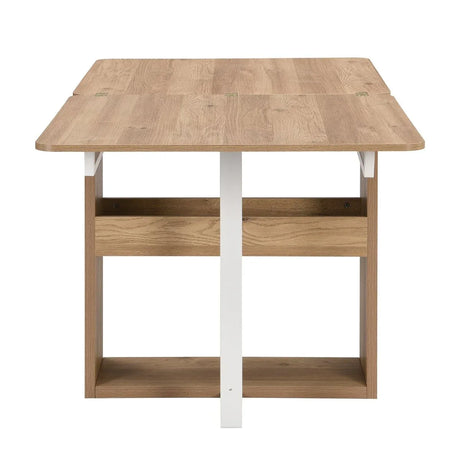 Extendable 5-Piece MDF Metal Dining Table Set With Chairs - Omega Lifestyles