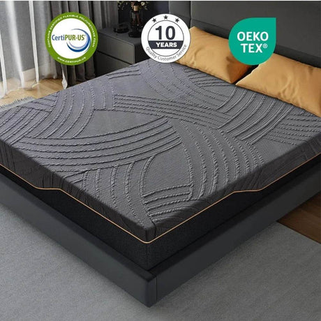 Firm Copper-Gel Memory Foam Cooling Knit Mattress - Omega Lifestyles