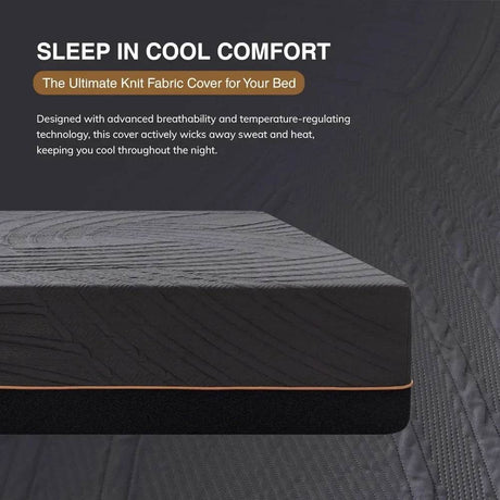 Firm Copper-Gel Memory Foam Cooling Knit Mattress - Omega Lifestyles
