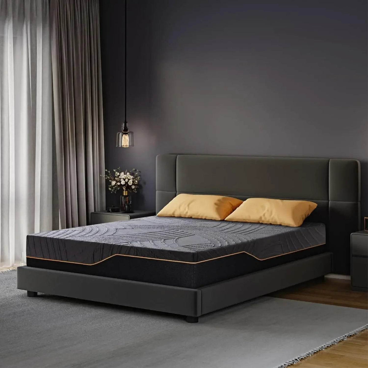 Firm Copper-Gel Memory Foam Cooling Knit Mattress - Omega Lifestyles