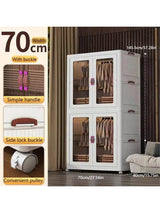 Foldable Portable Wardrobe Organizer With Storage Boxes - Omega Lifestyles