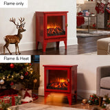 Freestanding Electric Fireplace Stove With 3D Flame - Omega Lifestyles