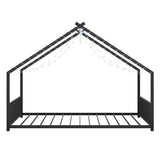 Full Iron Rooftop Bed Frame With LED Lights - Sleep Galleria