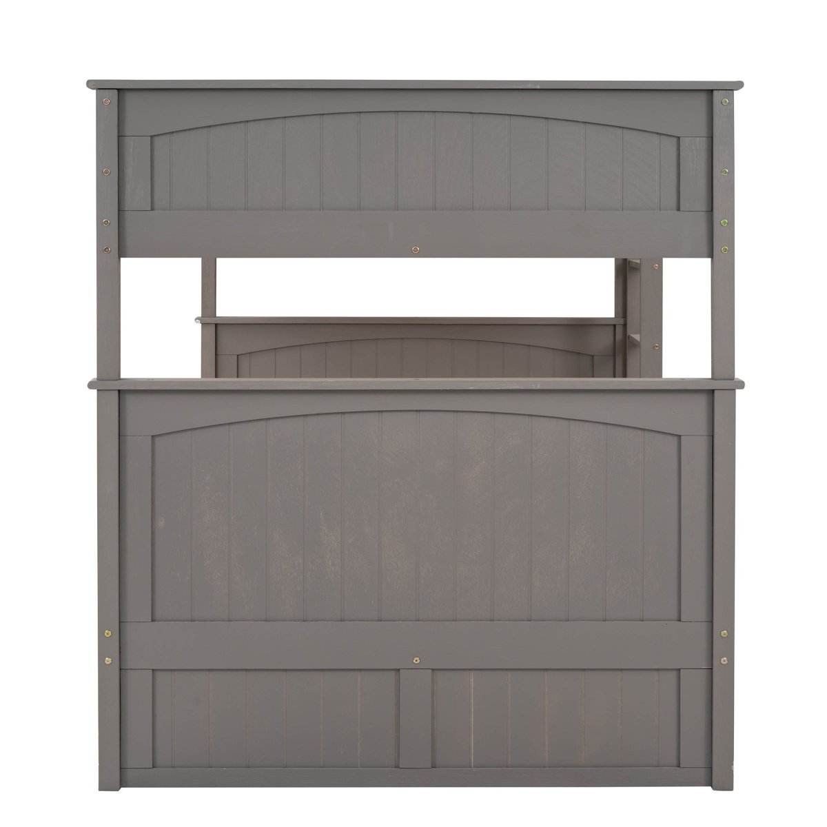 Full Over Full Bunk Bed With Twin Trundle Pinewood - Sleep Galleria