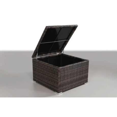 Fully Assembled 6 - Piece Espresso Wicker Patio Seating Group - Zenvia - Omega Lifestyles