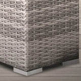 Fully Assembled Brown Wicker Outdoor Side Table - Zenvia - Omega Lifestyles