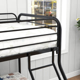 Heavy Duty Twin - Over - Full Metal Bunk Bed Frame - Zenvia - Omega Lifestyles
