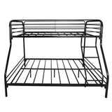 Heavy Duty Twin - Over - Full Metal Bunk Bed Frame - Zenvia - Omega Lifestyles
