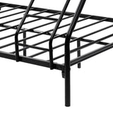 Heavy Duty Twin - Over - Full Metal Bunk Bed Frame - Zenvia - Omega Lifestyles