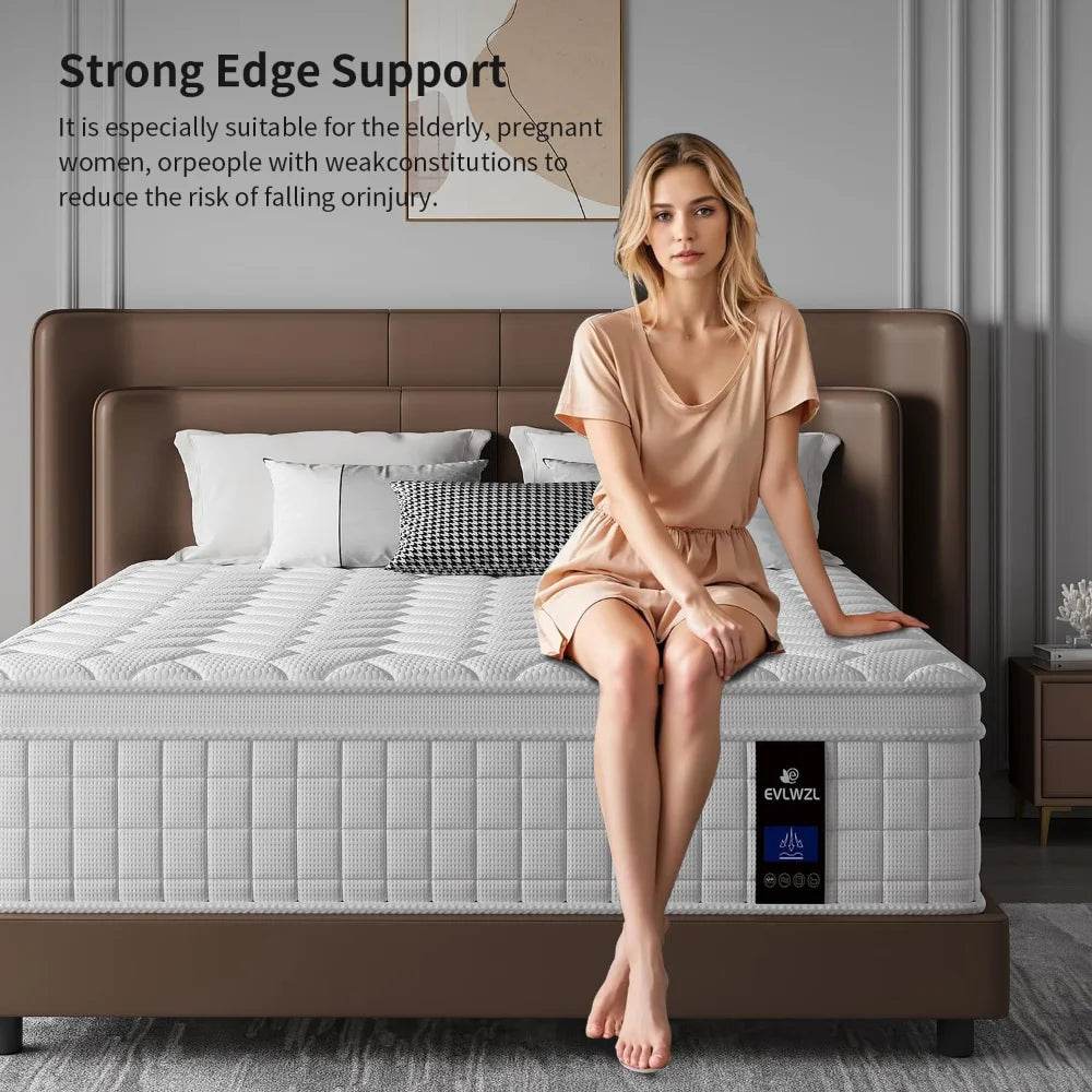 Hybrid Memory Foam Innerspring Mattress - Omega Lifestyles