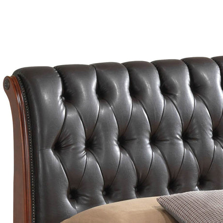 King Oak Storage Bed With Ample Durable Particle Board Frame - Zenvia - Omega Lifestyles