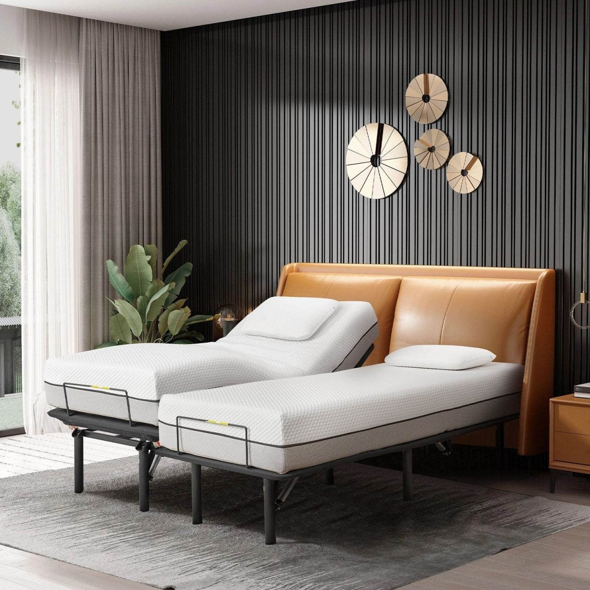 King Split Adjustable Bed Frame With Wireless Remote - Zenvia - Omega Lifestyles