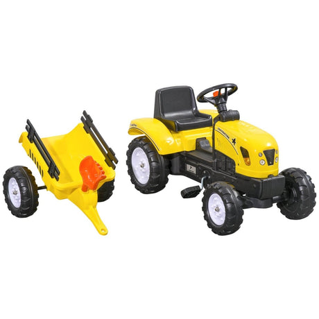 Manual Ride - On Kids Farm Tractor With Trailer and Tools - Zenvia - Omega Lifestyles