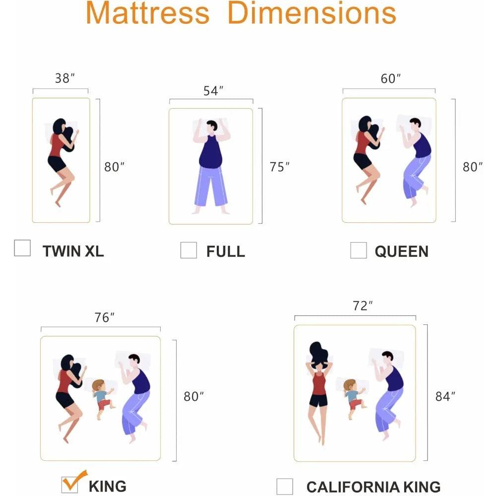 Medium 14-Inch Gel Memory Foam Cooling Mattress - Sleep Galleria