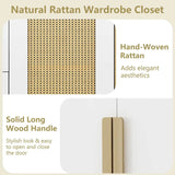 Modern Bedroom Wardrobe Closet With Drawers And Hanging Rod - Omega Lifestyles