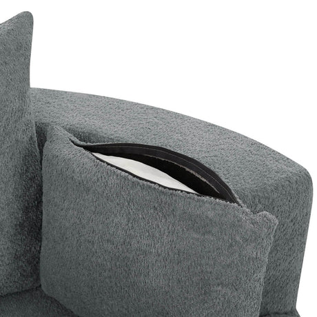 Modern Chenille Swivel Accent Chair - Sleep Galleria