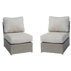 Modern Coastal Outdoor Wicker Patio Lounge Chairs Set - Omega Lifestyles