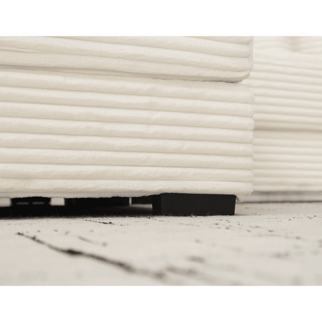 Modern Corduroy Modular Sofa With Pillows - Omega Lifestyles