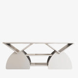 Modern Engineered Wood Coffee Table With Storage Shelves - Omega Lifestyles