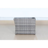 Modern Grey Mix Wicker Rattan Cup Holder Table - Zenvia - Omega Lifestyles