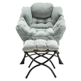 Modern Lounge Chair With Ottoman - Sleep Galleria