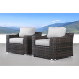 Modern Weather - Resistant Wicker Patio Chair Set With Cushions - Zenvia - Omega Lifestyles
