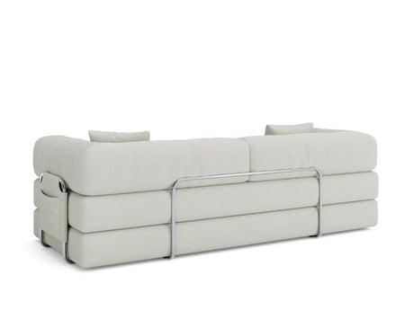 Modular 4-Seat Convertible Folding Sofa Bed Cream - Omega Lifestyles