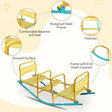 Multicolor Stainless Steel Children’s Triple Seat Seesaw - Omega Lifestyles