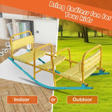 Multicolor Stainless Steel Children’s Triple Seat Seesaw - Omega Lifestyles