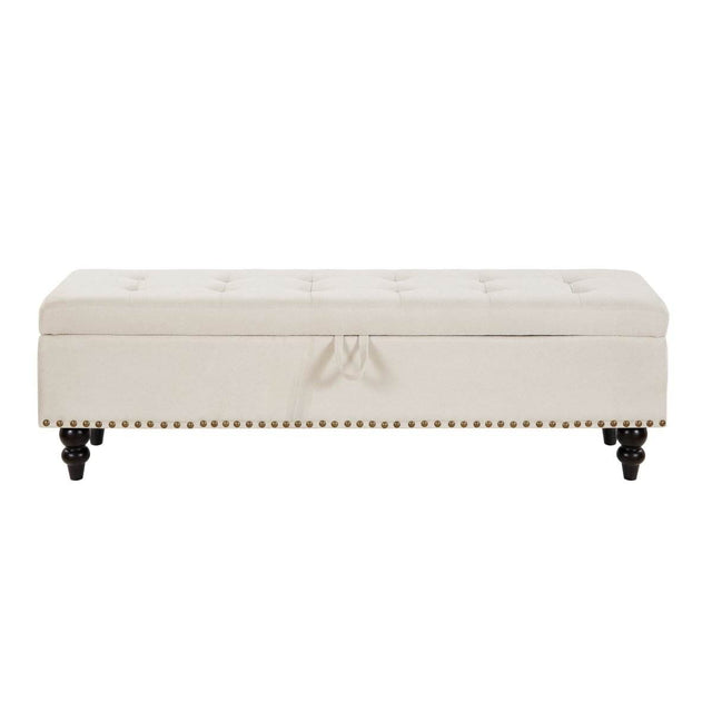 Multifunctional Storage Bed Bench Ottoman With Upholstery - Omega Lifestyles