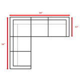 Outdoor Resin Wicker Sectional Seating Set With Cushions - Zenvia - Omega Lifestyles