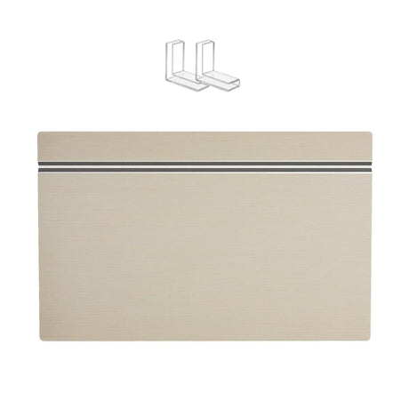 Pack Of 5 Oak Foamed PVC Wire Shelf Covers - Omega Lifestyles