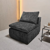 Plush Corduroy Modular Sectional Sofa With Chaise Lounge - Omega Lifestyles