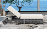 Set of 2 Outdoor Rattan Lounge Chairs With Cushions - Sleep Galleria