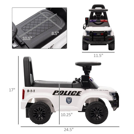 Sliding Police Truck Ride - On Car With PA System - Zenvia - Omega Lifestyles