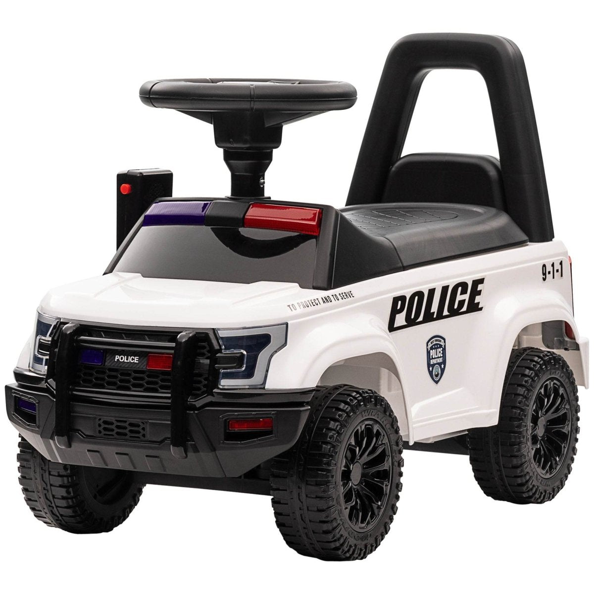 Sliding Police Truck Ride - On Car With PA System - Zenvia - Omega Lifestyles