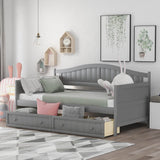 Twin Solid Wood Daybed With Storage Drawers - Zenvia - Omega Lifestyles