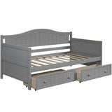 Twin Solid Wood Daybed With Storage Drawers - Zenvia - Omega Lifestyles