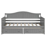 Twin Solid Wood Daybed With Storage Drawers - Zenvia - Omega Lifestyles