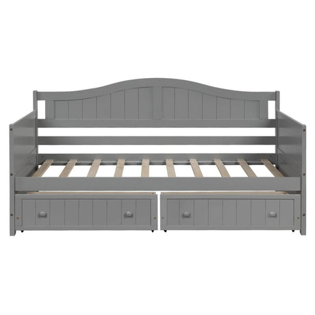 Twin Solid Wood Daybed With Storage Drawers - Zenvia - Omega Lifestyles
