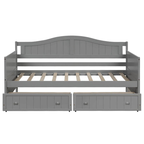 Twin Solid Wood Daybed With Storage Drawers - Zenvia - Omega Lifestyles